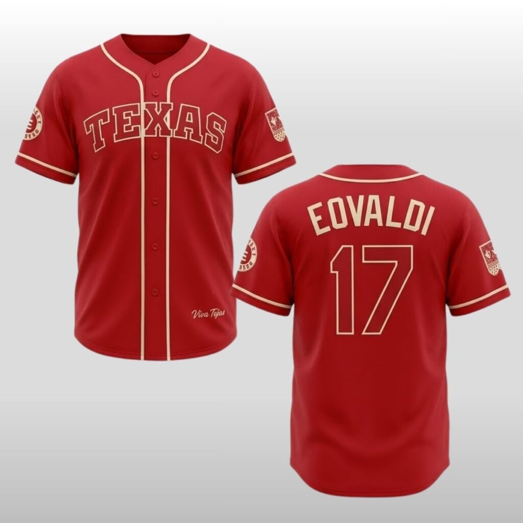 2026 Texas Rangers Nathan Eovaldi City Connect Jersey 2