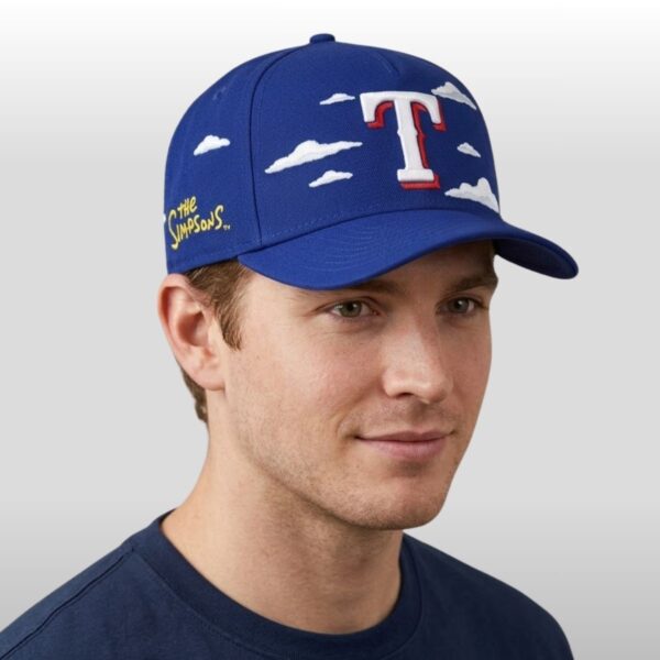 Bob R Simpson Texas Rangers Texas Rangers 2026 The Simpsons Hat - Zerelam