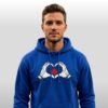 2026 Toronto Blue Jays Canada Heart Hands Hoodie 3