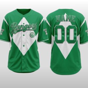 2026 Texas Rangers Power Rangers Jersey Giveaway 2