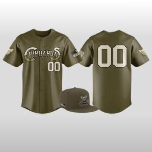 2026 El Paso Chihuahuas x Armed Forces Day Baseball Jersey 2
