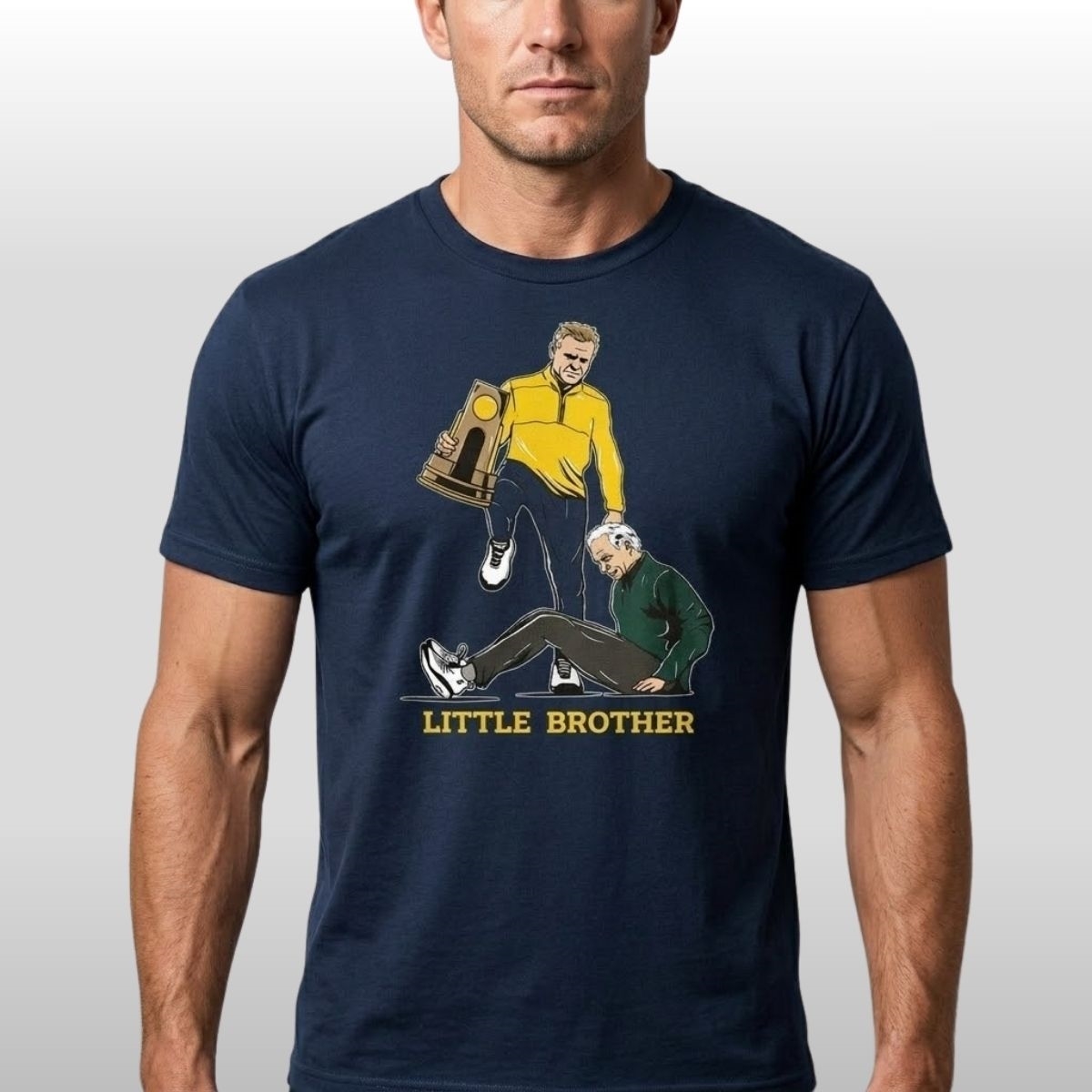 Coach Michigan Wolverines Dusty May Little Brother Shirt 4 Coach Michigan Wolverines Dusty May Little Brother Shirt 4