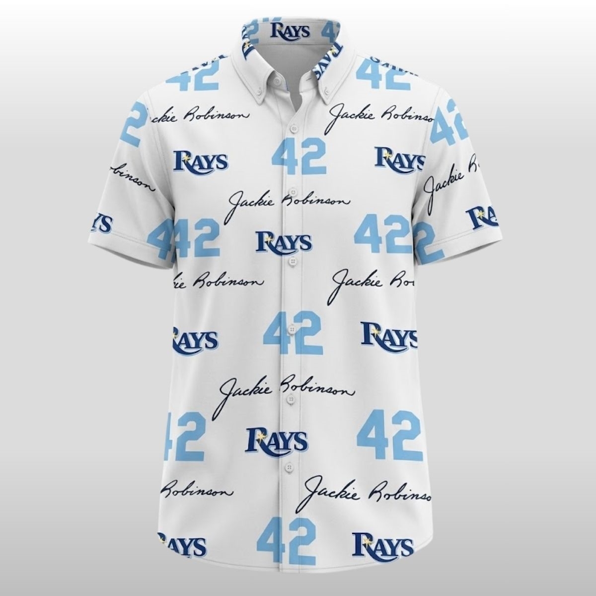 2026 Tampa Bay Rays Jackie Robinson Hawaiian Shirt Giveaway 1 2026 Tampa Bay Rays Jackie Robinson Hawaiian Shirt Giveaway 2