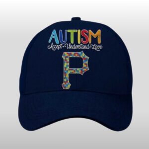 2026 Pirates Autism Accept Understand Love America Hat 2