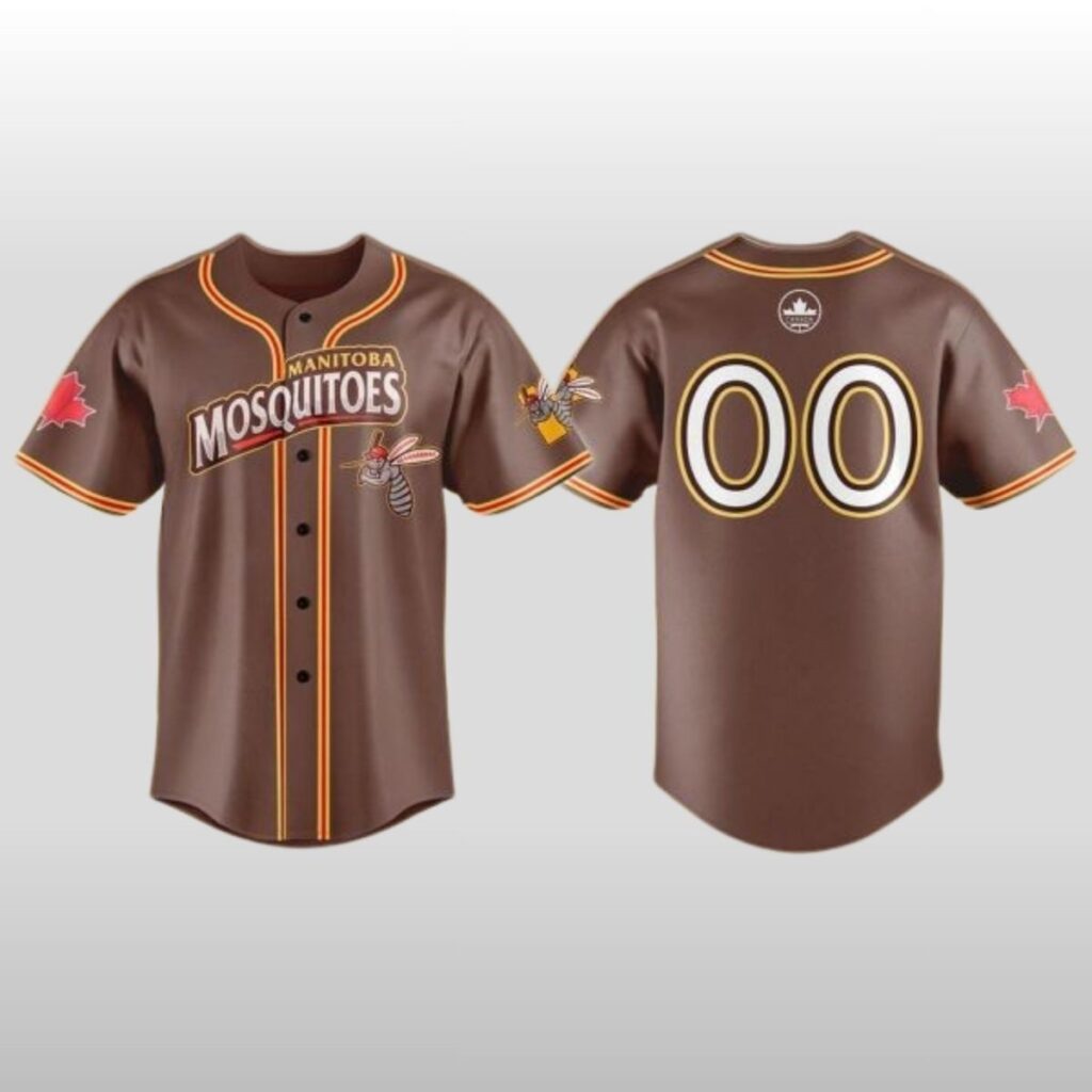 2026 Winnipeg Goldeyes x Manitoba Mosquitoes Baseball Jersey 2