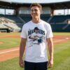 Mariners Logan Gilbert Baseball Pitcher Catches Ball In Shirt 2