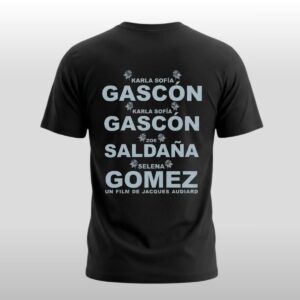 Karla Sofa Gascon Zoe Saldana and Selena Gomez Shirt 2