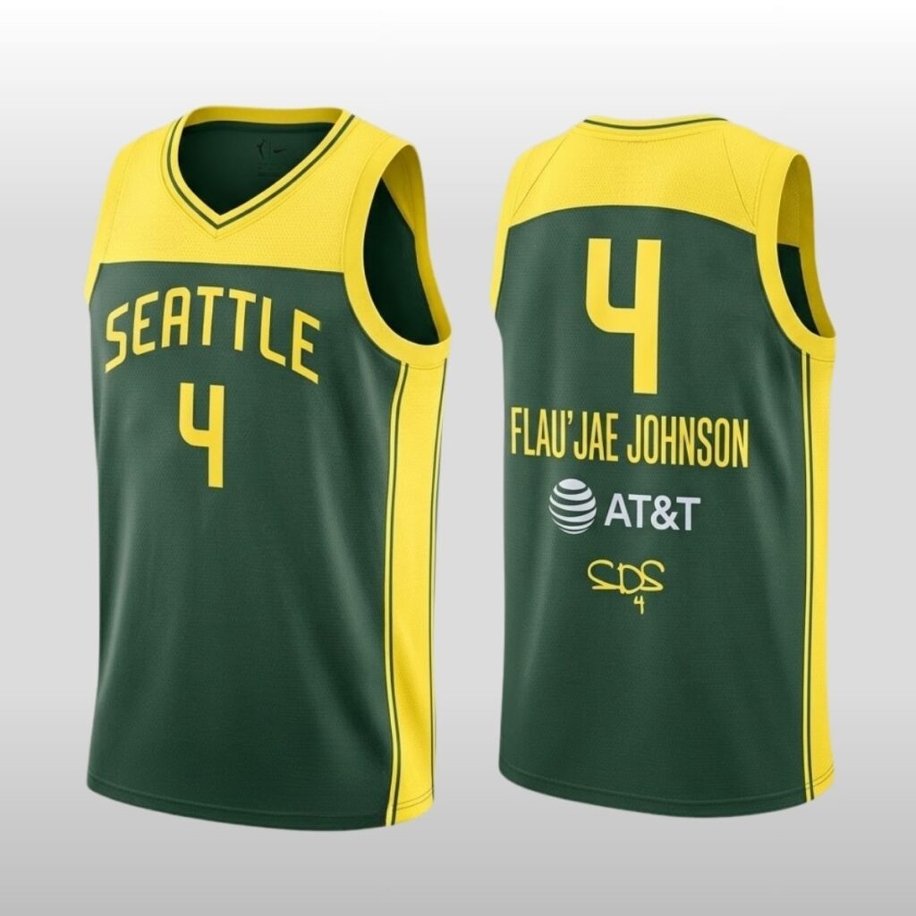 Seattle Storm 2026 Flaujae Johnson Jersey 2