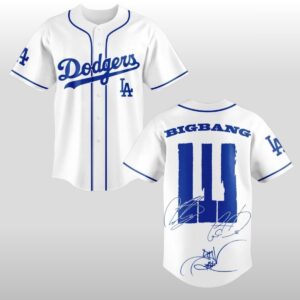 2026 Los Angeles Dodgers x BIGBANG Baseball Jersey 2