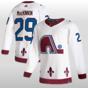 2026 Nathan MacKinnon Colorado Avalanche Retro Hockey Jersey 2