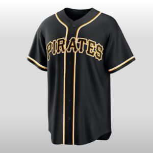 2026 Pittsburgh Pirates Fashion Black Out Jersey 2