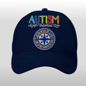 2026 Mariners Autism Accept Understand Love America Hat 2