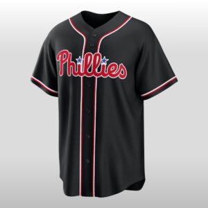 2026 Philadelphia Phillies Fashion Black Out Jersey 2