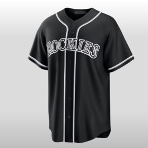 2026 Colorado Rockies Fashion Black Out Jersey 2