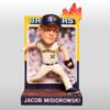 2026 Milwaukee Brewers Miz Trading Card Bobblehead Giveaway