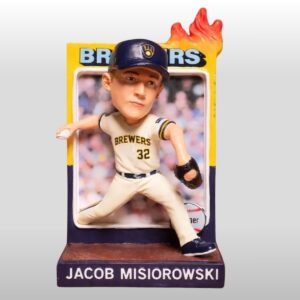 2026 Milwaukee Brewers Miz Trading Card Bobblehead Giveaway