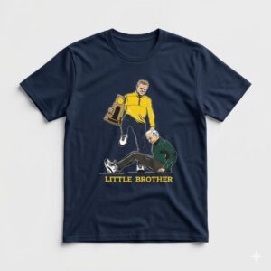 Coach Michigan Wolverines Dusty May Little Brother Shirt 3