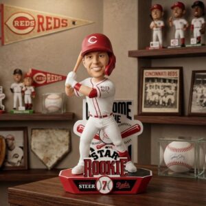 2026 Cincinnati Reds Spencer Steer Bobblecard Giveaway 2