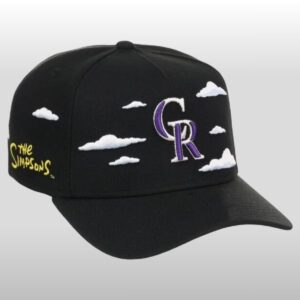 2026 Colorado Rockies Simpsons Clouds Hat 2