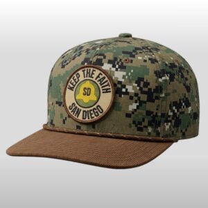 2026 San Diego Padres Keep The Faith Camo Hat 2