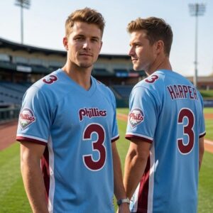 2026 Phillies Bryce Harper Football Jersey Giveaway 2