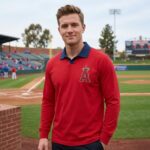 2026 Angels Throwback Collared Crewneck Giveaway