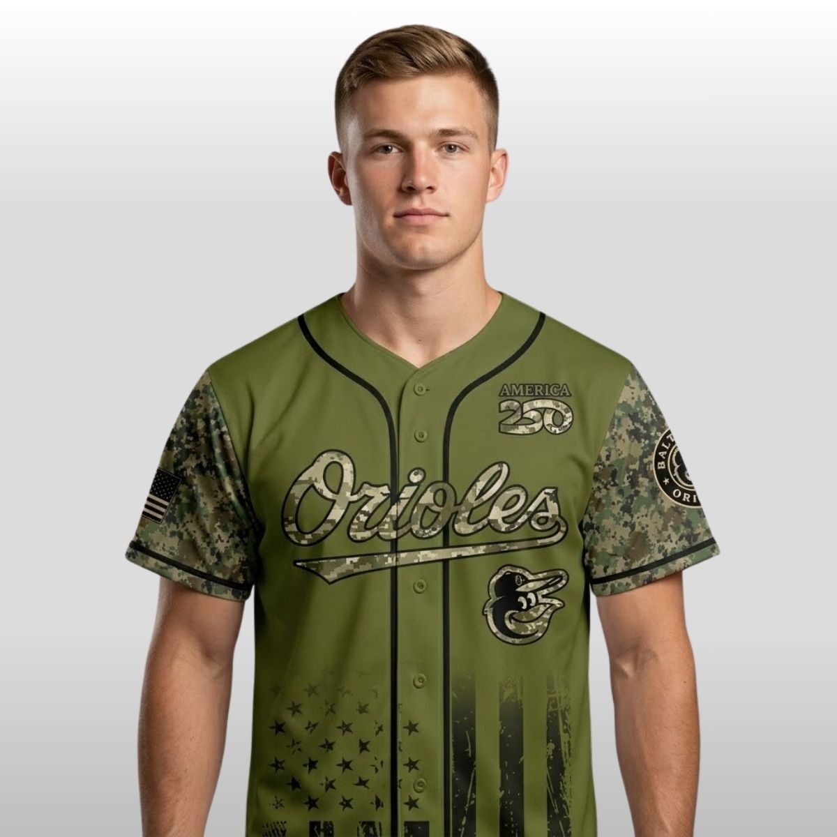 2026 Baltimore Orioles Military Appreciation Night Jersey 2 2026 Baltimore Orioles Military Appreciation Night Jersey 2