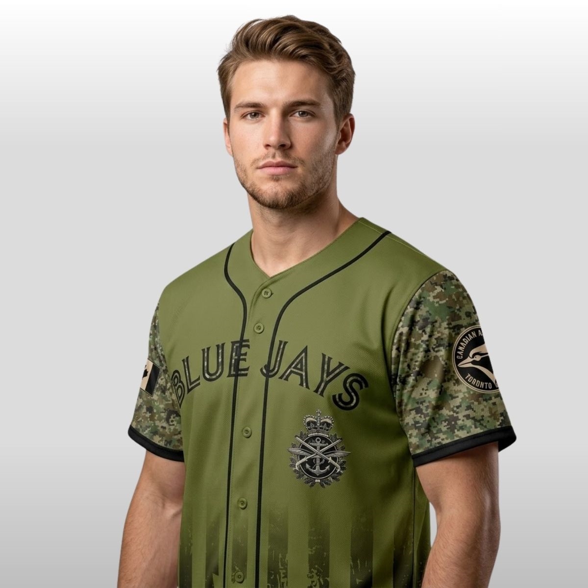 2026 Blue Jays Military Appreciation Night Jersey 2 2026 Blue Jays Military Appreciation Night Jersey 2