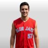 2026 Blue Jays Shane Bieber Red Cut Off Jersey Giveaway