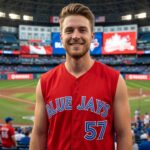 2026 Blue Jays Shane Bieber Red Cut Off Jersey Giveaway