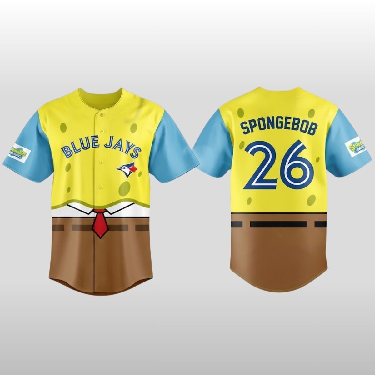 2026 Blue Jays SpongeBob SquarePants Jersey Giveaway 2 2026 Blue Jays SpongeBob SquarePants Jersey Giveaway