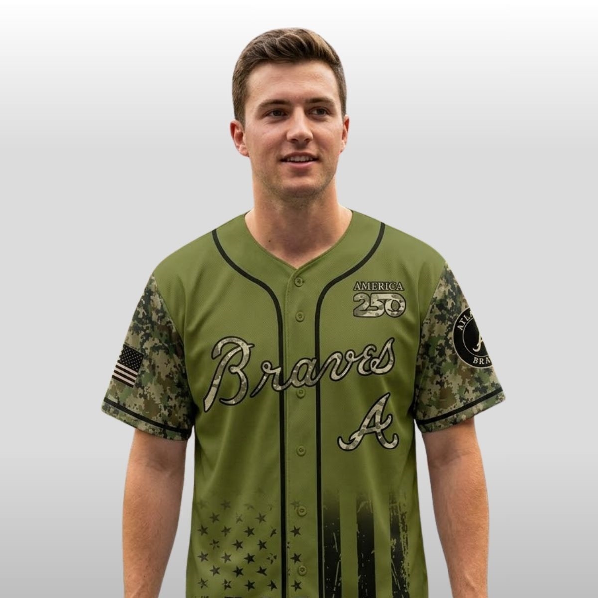 2026 Braves Military Appreciation Night Jersey 2 2026 Braves Military Appreciation Night Jersey 2
