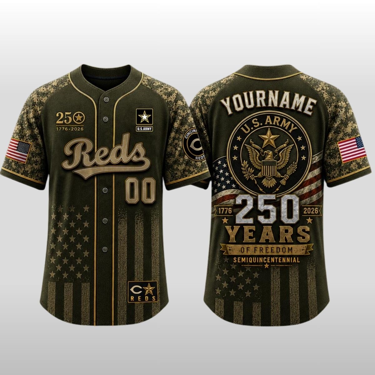 2026 Cincinnati Reds U.S.M.C Celebrates 250 Years USA Anniversary Jersey 3 2026 Cincinnati Reds USMC Celebrates 250 Years USA Anniversary Jersey 4