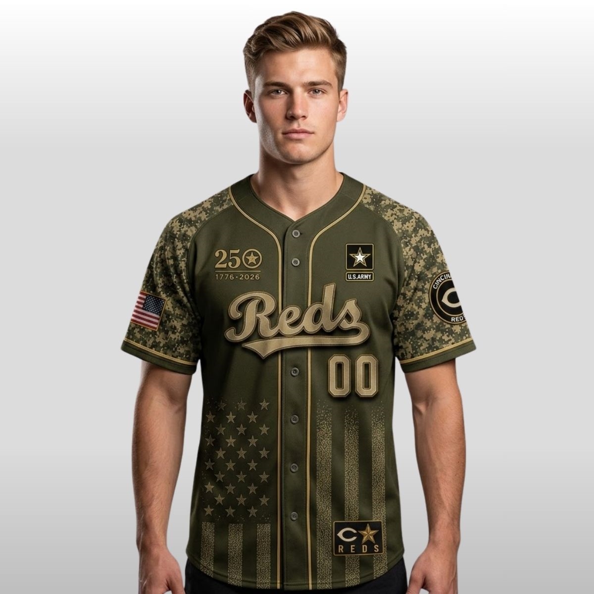 2026 Cincinnati Reds USMC Celebrates 250 Years USA Anniversary Jersey 2026 Cincinnati Reds USMC Celebrates 250 Years USA Anniversary Jersey