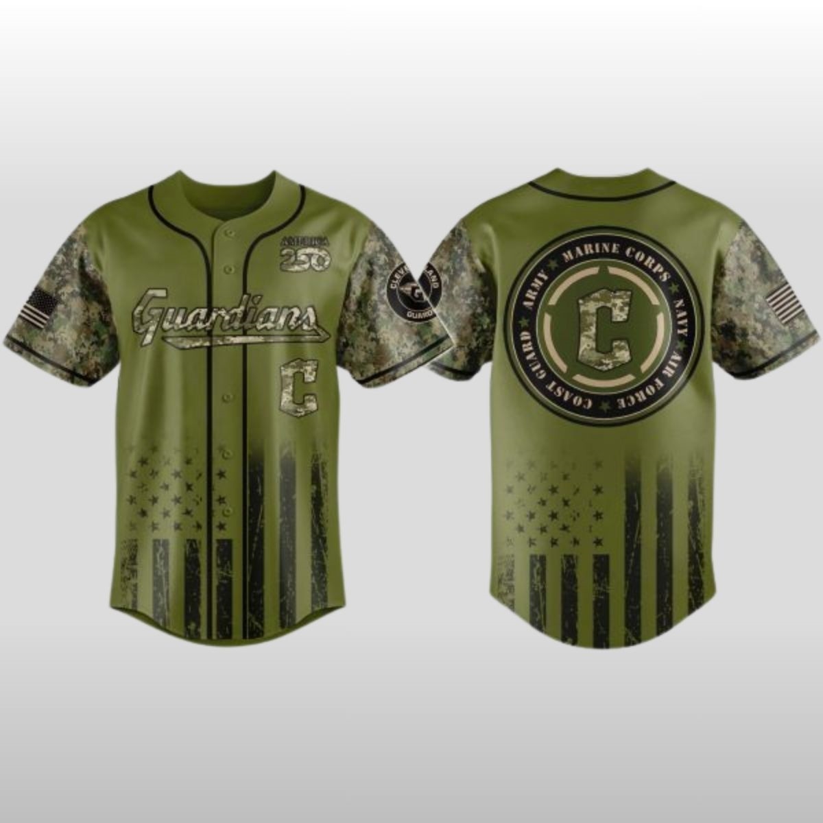 2026 Guardians Military Appreciation Night Jersey 2 2026 Guardians Military Appreciation Night Jersey