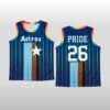 2026 Houston Astros Pride Night Basketball Jersey Giveaway
