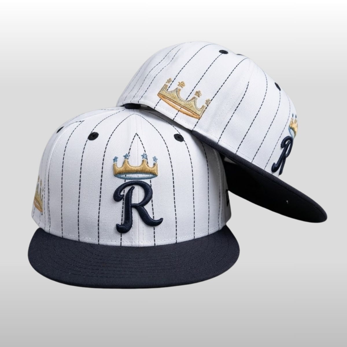 2026 KC Royals White Pinstripe Crown R Hat Giveaway 1 2026 KC Royals Hat of the Homestand Hat Giveaway 2