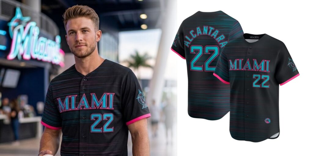 2026 Miami Marlins City Connect Jersey – Embrace the Soul of the Magic City at Zerelam Store
