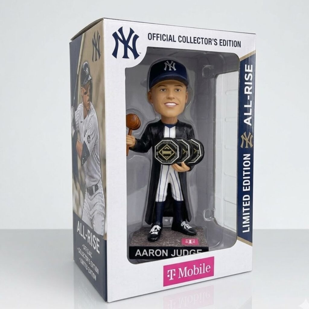 2026 Giveaway NY Yankees Aaron Judge MVP Bobblehead - Zerelam