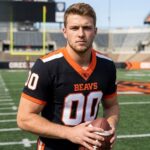 2026 Oregon State Beavers Football Dark Mode Football Jersey
