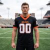 2026 Oregon State Beavers Football Dark Mode Football Jersey 3