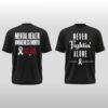 2026 Philadelphia Phillies Never Fight Alone Mental Health Awareness Shirt 3