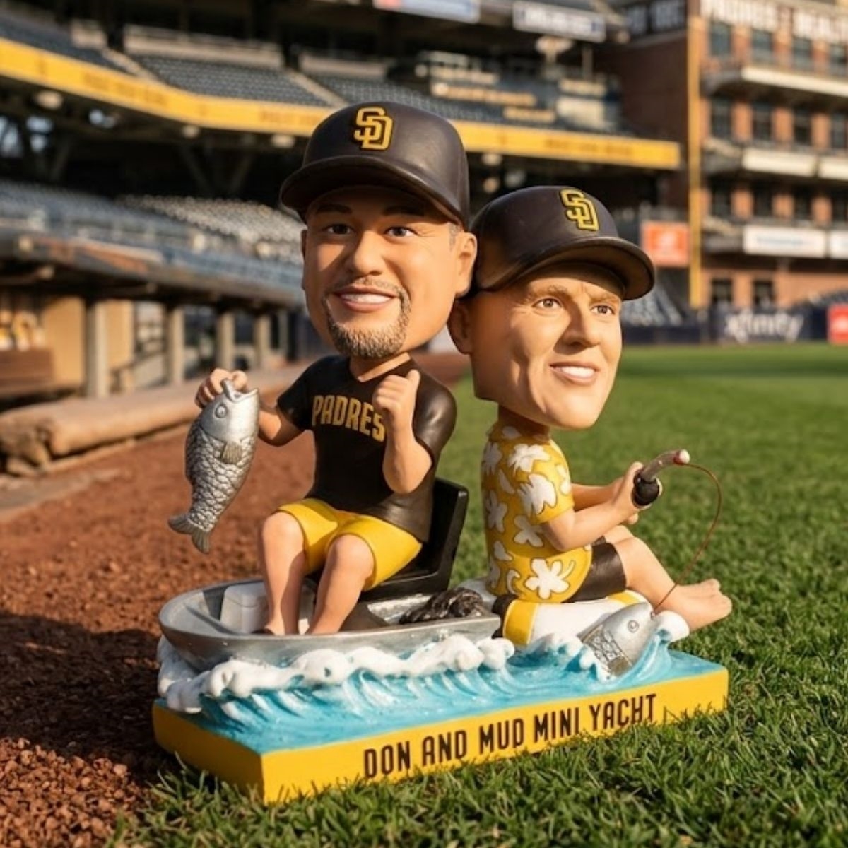 2026 SD Padres Don and Mud Mini Yacht Night Bobblehead Giveaway 2026 SD Padres Don and Mud Mini Yacht Night Bobblehead Giveaway
