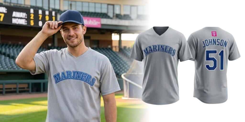 2026 Seattle Randy Johnson 80s Jersey Night Celebrate the Big Unit with Zerelam Store
