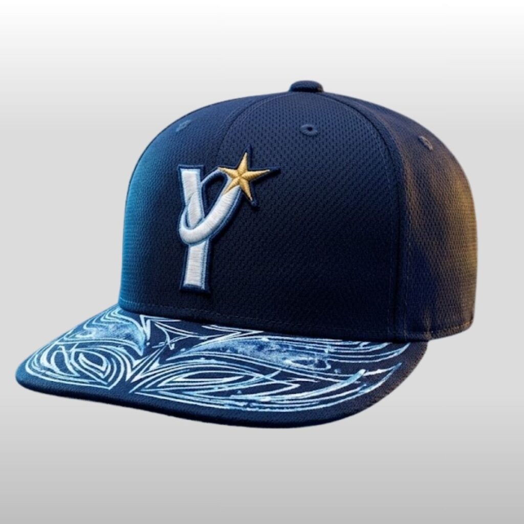 Yokohama 2026 Blue Bird Star Night Hat - Zerelam