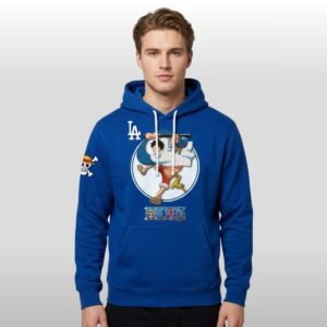 2026 LA Dodgers One Piece Night Shotime Game Hoodie 2