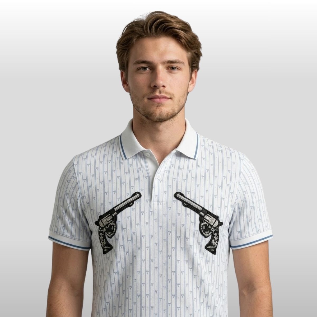2026 Conor McGregor Machine Gun Polo Shirt 1 2026 Conor McGregor Machine Gun Polo Shirt (2)