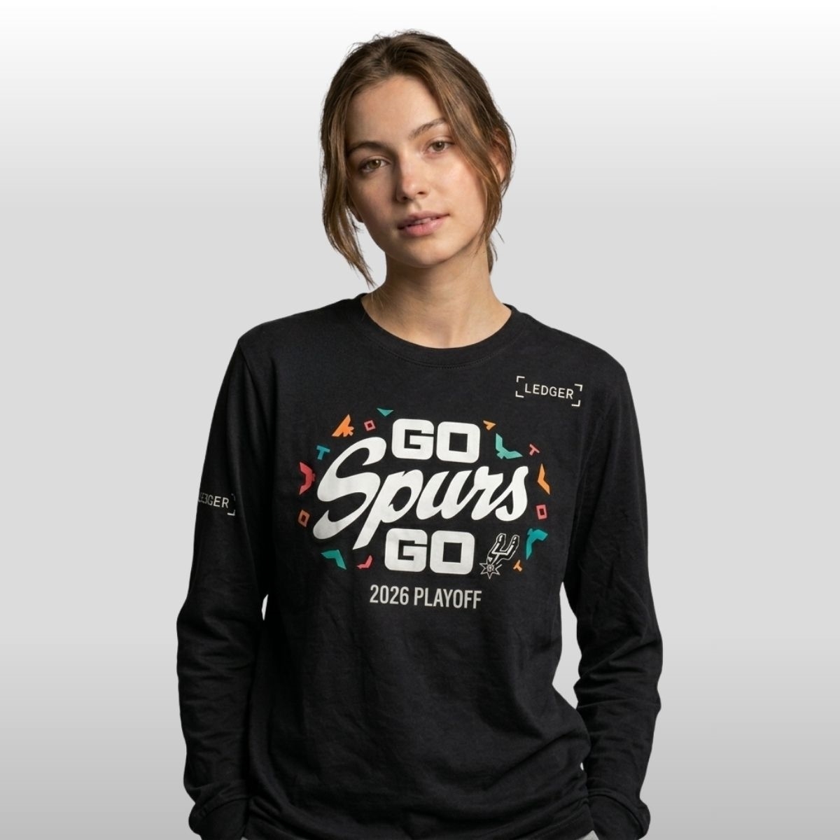 Go Spurs Go 2026 Playoff Sweatshirt 1 Go Spurs Go 2026 Playoff Sweatshirt 2