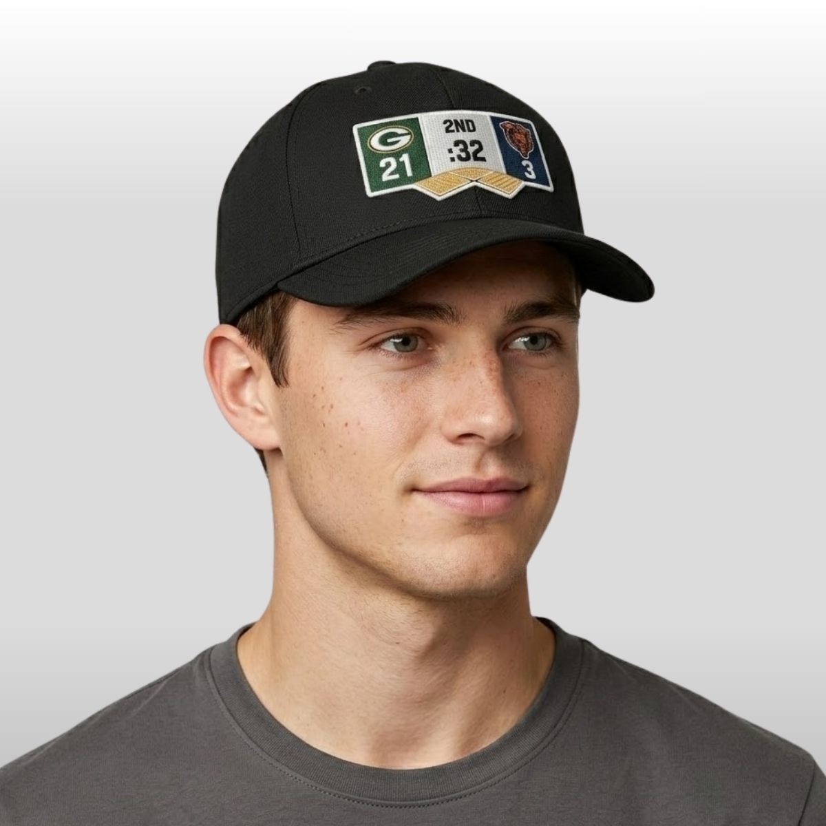 Green Bay Packers 21 3 Chicago Bears Hat 3 Green Bay Packers 21 3 Chicago Bears Hat 3
