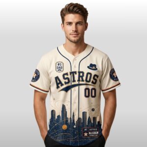2026 Houston Astros Fathers Day Best Dad Ever Jersey 2